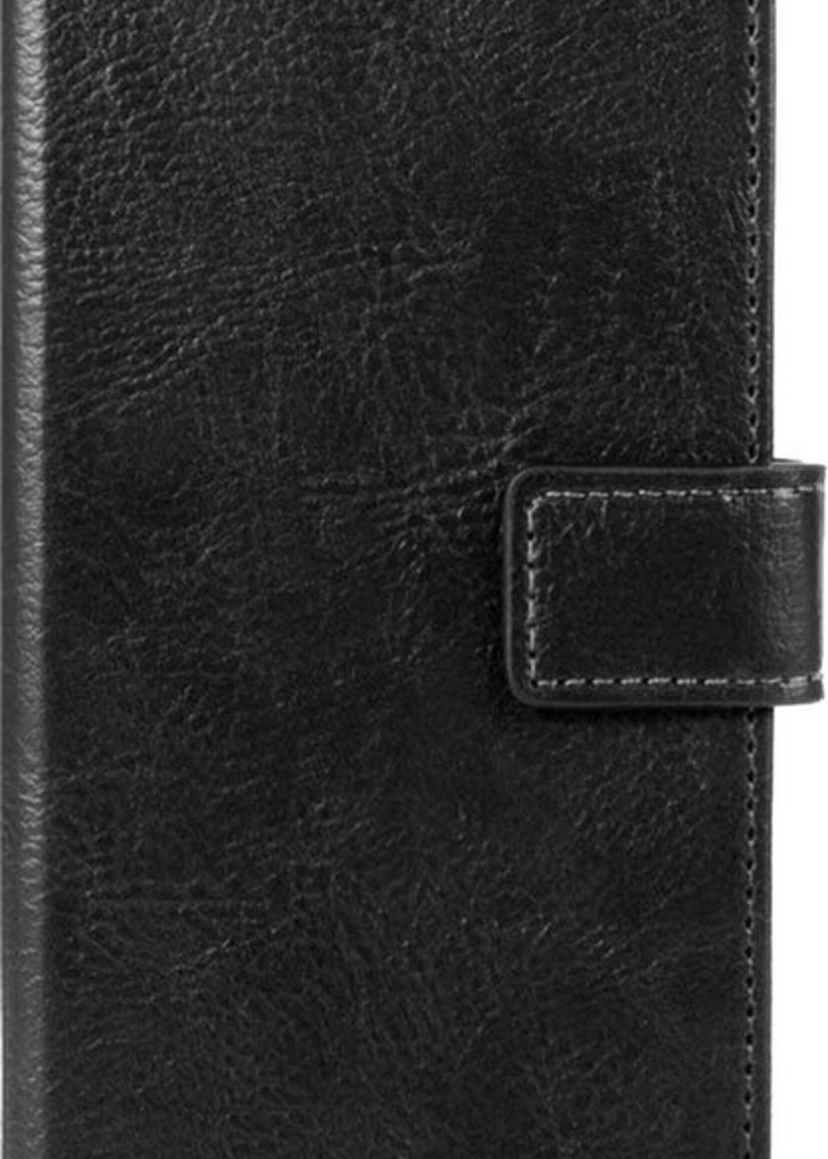 LUQ Hoesje Geschikt voor Samsung A72 5G Hoesje Book Case Hoes Wallet Cover Met Screenprotector - Hoes Geschikt voor Samsung Galaxy A72 5G Hoesje Bookcase Hoes - Zwart