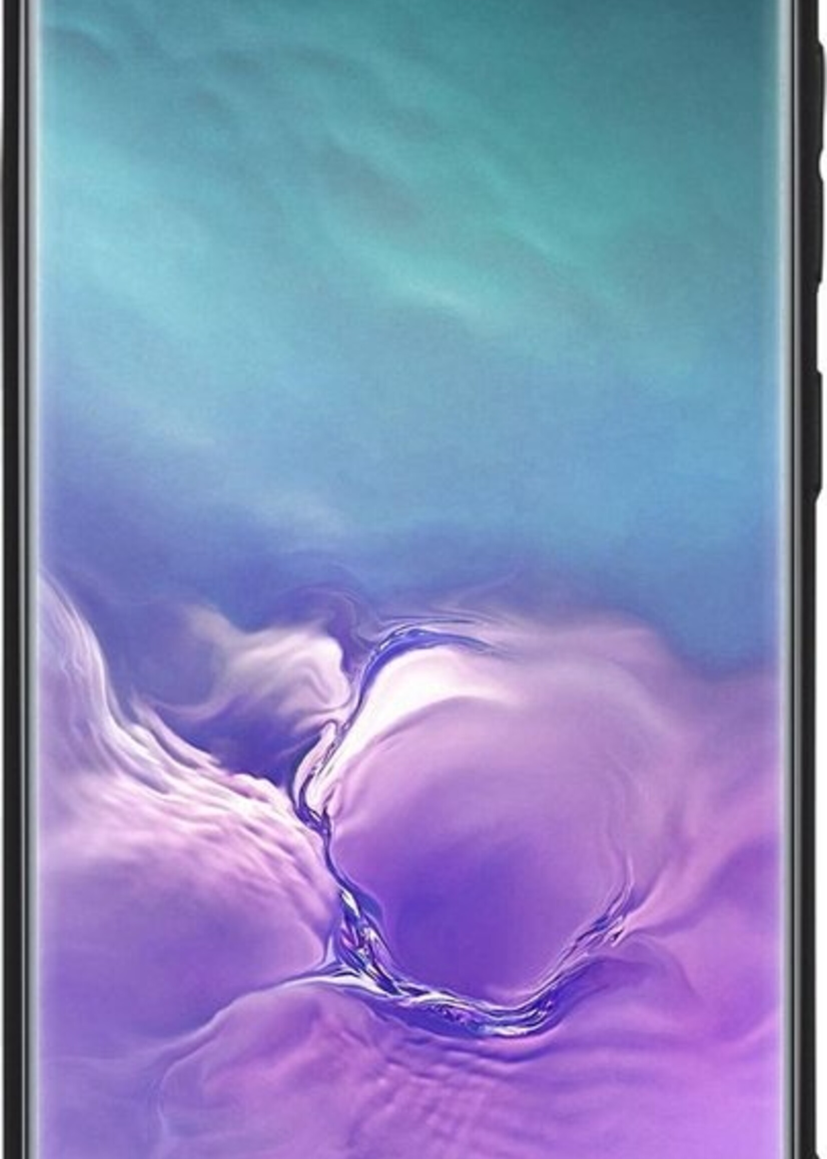 LUQ Hoesje Geschikt voor Samsung S10 Hoesje Siliconen Case Met 2x Screenprotector - Hoes Geschikt voor Samsung Galaxy S10 Hoes Siliconen - Zwart
