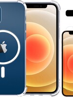 LUQ LUQ iPhone 12 Mini Magsafe Hoesje Transparant Met Screenprotector