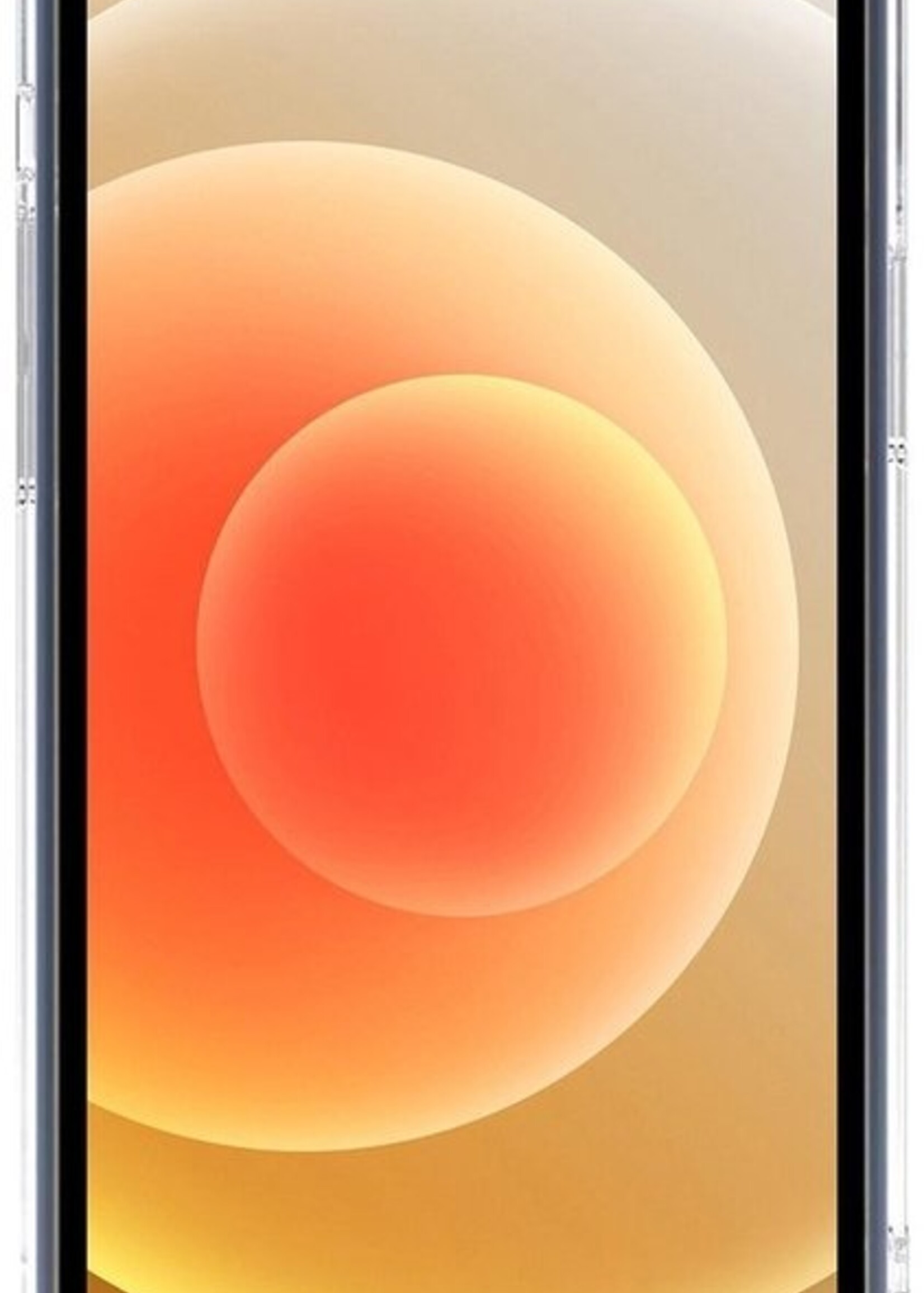 LUQ Hoesje Geschikt voor iPhone 12 Pro Max Hoesje Geschikt voor Magsafe Siliconen Shock Proof Case Met 2x Screenprotector - Transparant