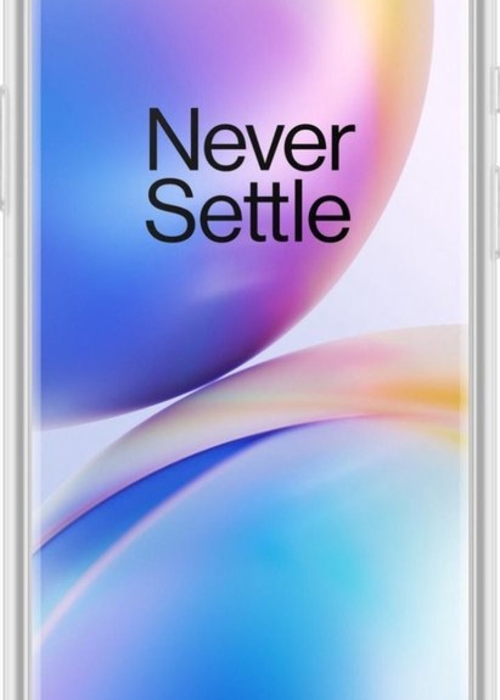 LUQ Hoesje Geschikt voor OnePlus 8 Pro Hoesje Siliconen Case - Hoes Geschikt voor OnePlus 8 Pro Hoes Siliconen - Transparant