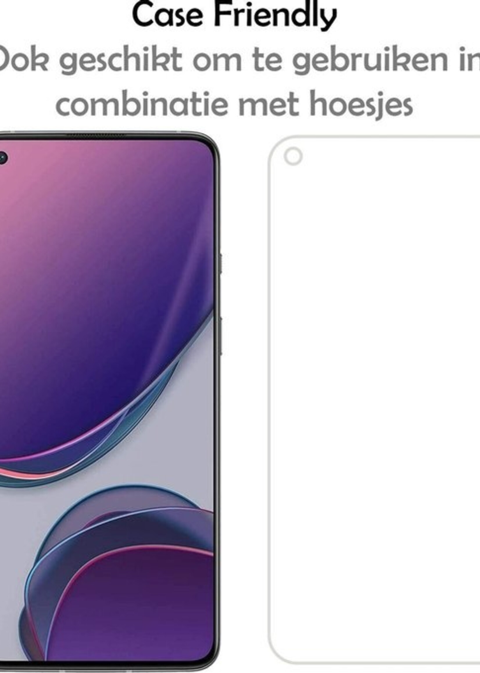 LUQ Hoesje Geschikt voor OnePlus 8T Hoesje Shockproof Case Siliconen Met 2x Screenprotector - Hoes Geschikt voor OnePlus 8T Hoes Cover Siliconen - Transparant