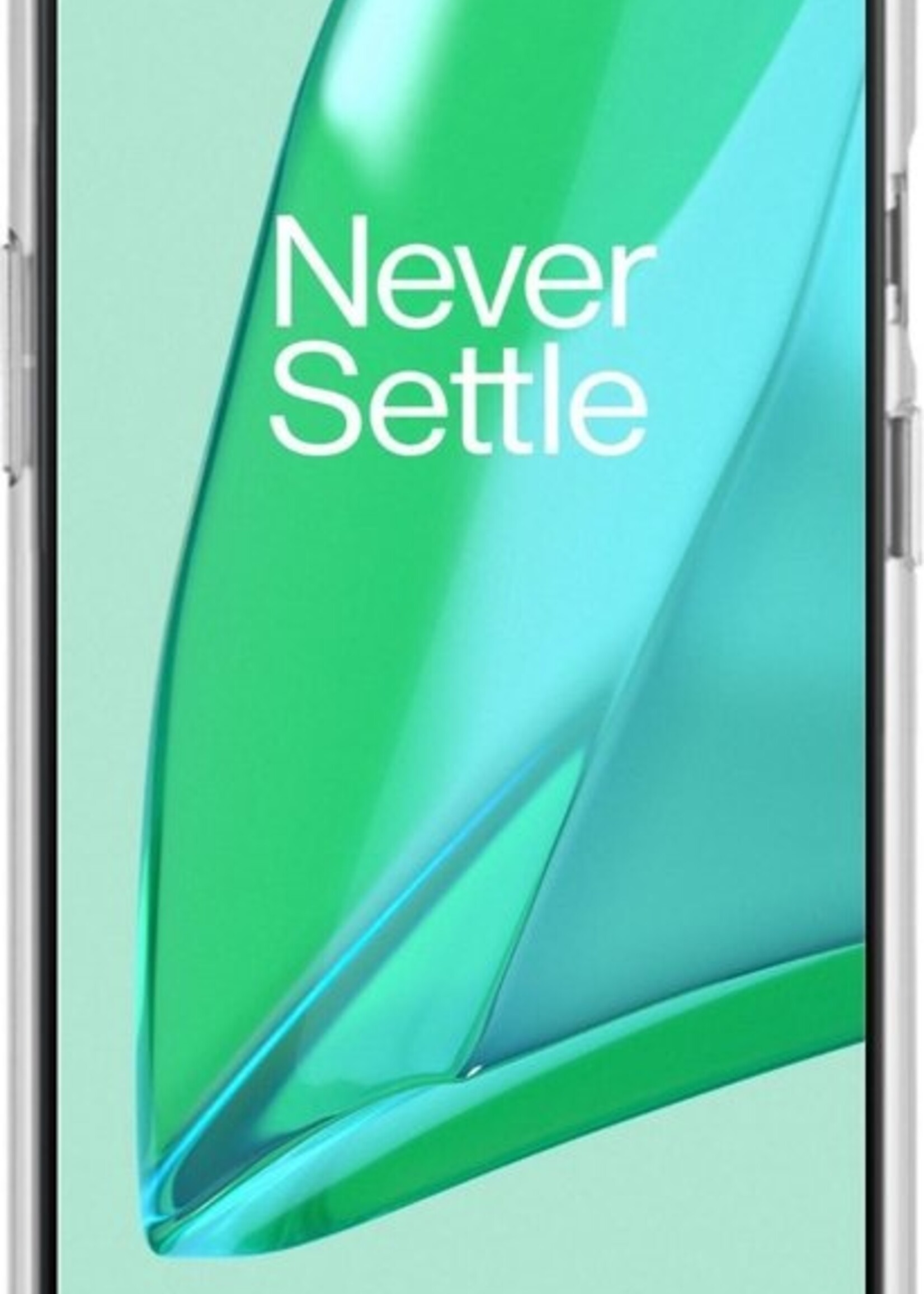 LUQ Hoesje Geschikt voor OnePlus 9 Hoesje Siliconen Case Met 2x Screenprotector - Hoes Geschikt voor OnePlus 9 Hoes Siliconen - Transparant