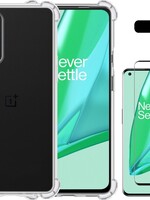LUQ LUQ OnePlus 9 Pro hoesje shock proof + screenprotector