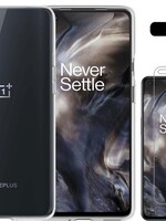 LUQ LUQ OnePlus Nord hoesje siliconen transparant + screenprotector