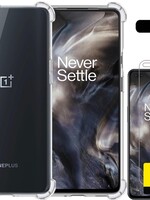 LUQ LUQ OnePlus Nord hoesje shock proof + 2x screenprotector