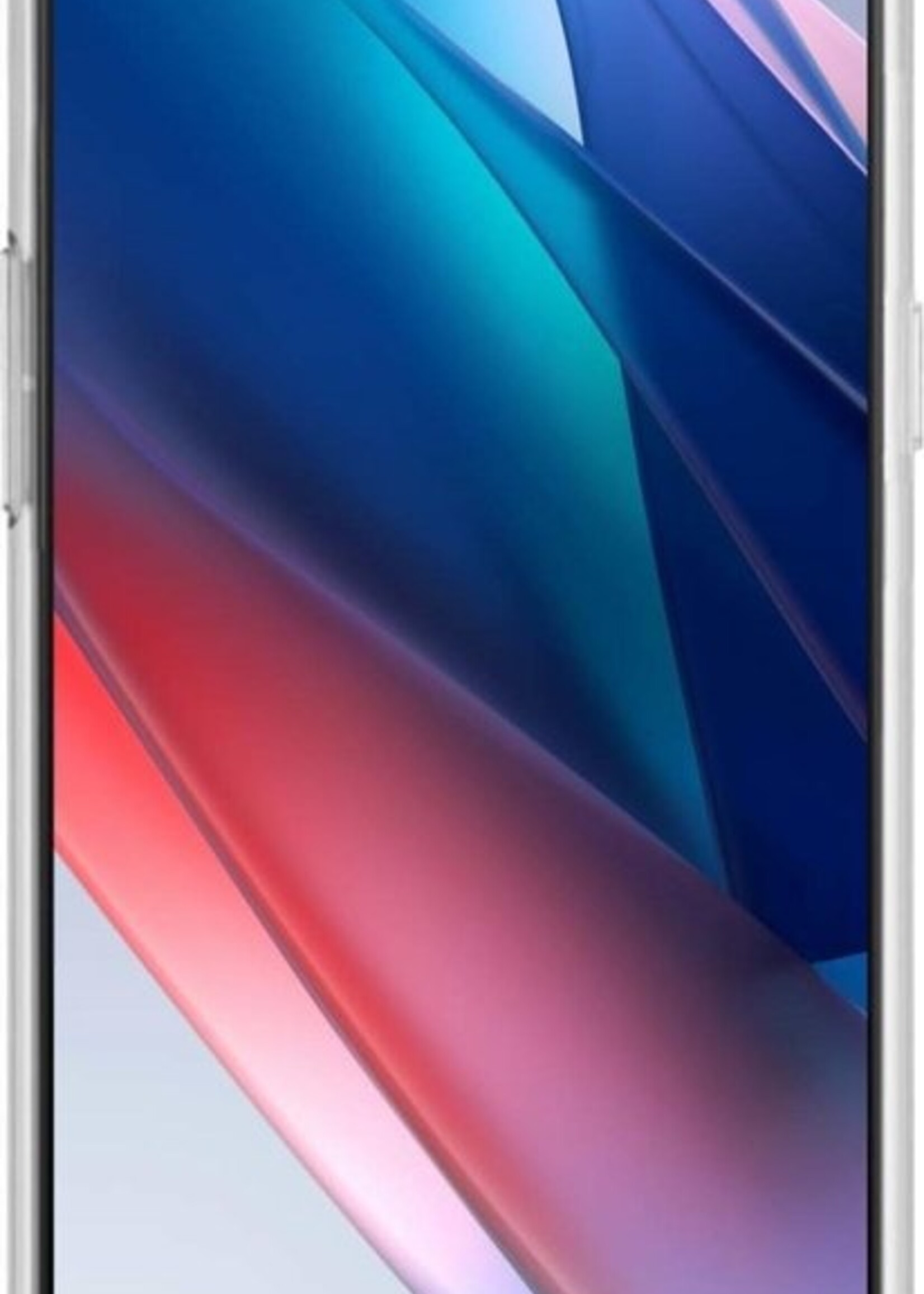 LUQ Hoesje Geschikt voor OPPO Find X3 Lite Hoesje Siliconen Case Met 2x Screenprotector - Hoes Geschikt voor OPPO X3 Lite Hoes Siliconen - Transparant