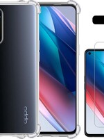 LUQ LUQ Oppo Find X3 Lite hoesje shock proof + screenprotector
