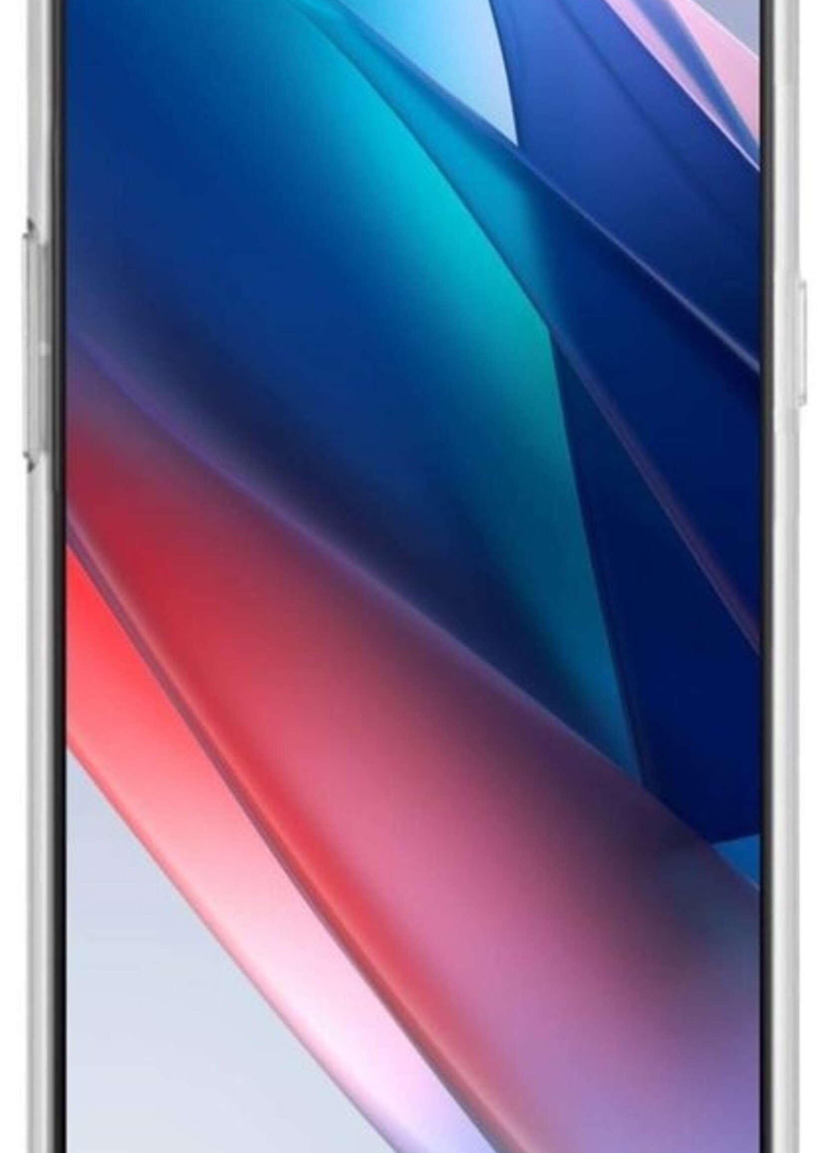 LUQ Hoesje Geschikt voor OPPO Find X3 Lite Hoesje Shockproof Case Siliconen Met Screenprotector - Hoes Geschikt voor OPPO X3 Lite Hoes Cover Siliconen - Transparant