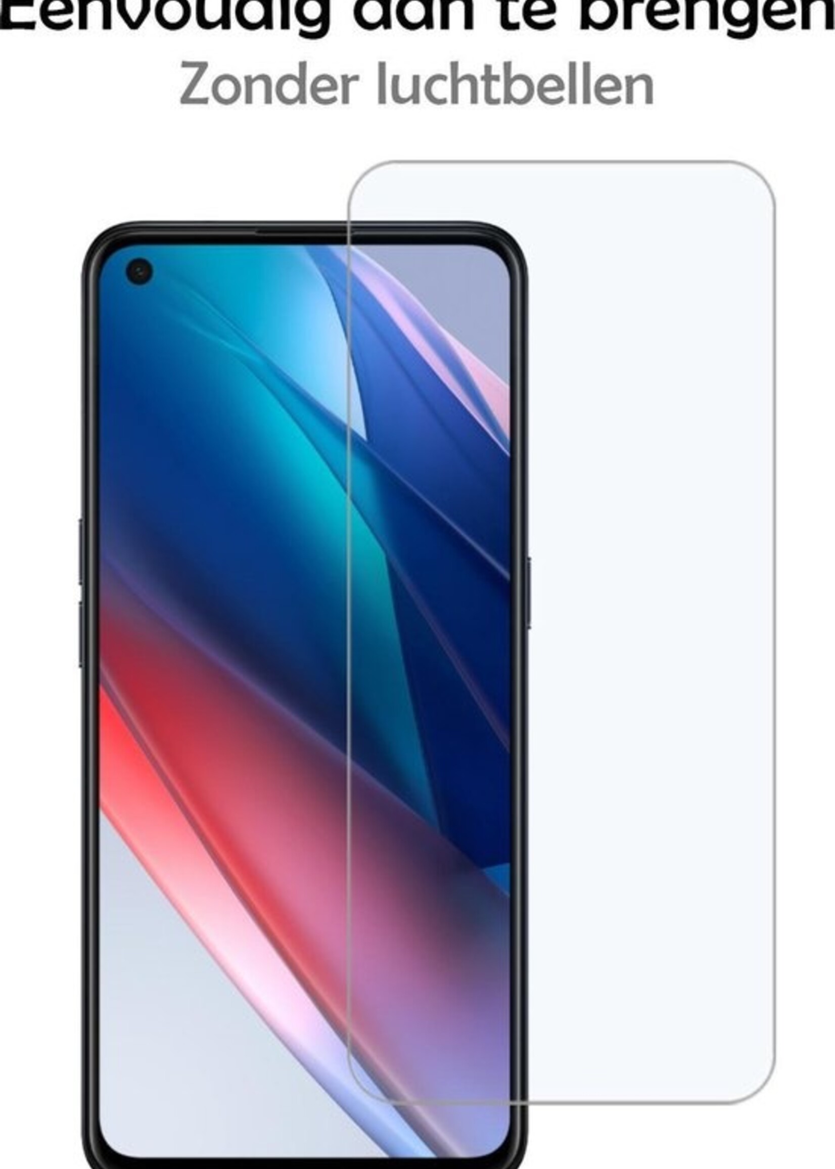 LUQ Screenprotector Geschikt voor OPPO Find X3 Lite Screenprotector Beschermglas Gehard Glas - Screenprotector Geschikt voor OPPO X3 Lite Screenprotector Glas - 2 Stuks