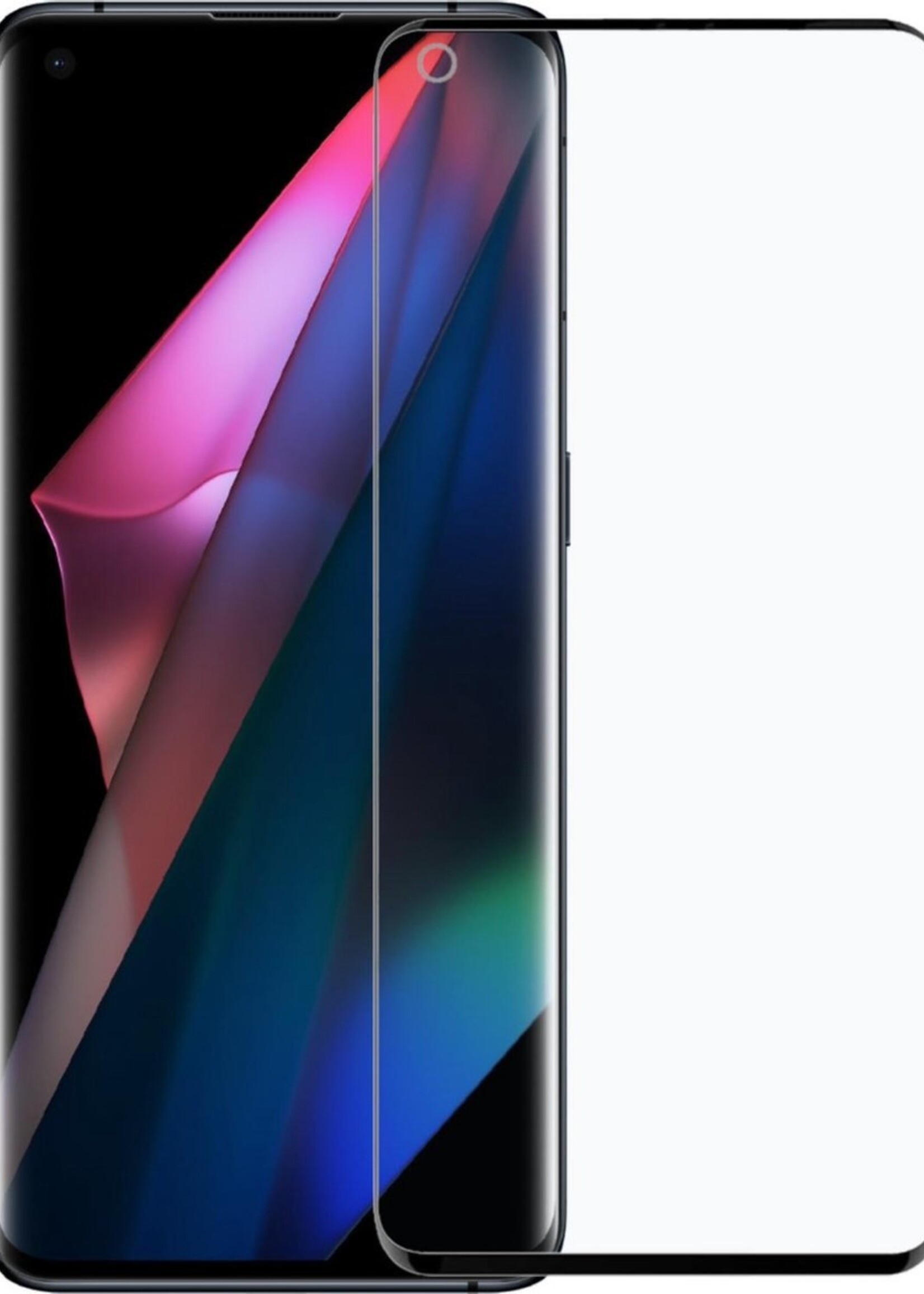 LUQ Screenprotector Geschikt voor OPPO Find X3 Pro Screenprotector Beschermglas Gehard Glas - Screenprotector Geschikt voor OPPO X3 Pro Screenprotector Glas