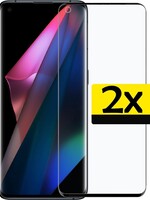 LUQ LUQ Oppo Find X3 Pro Screenprotector - 2 PACK