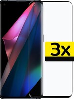 LUQ LUQ Oppo Find X3 Pro Screenprotector - 3 PACK