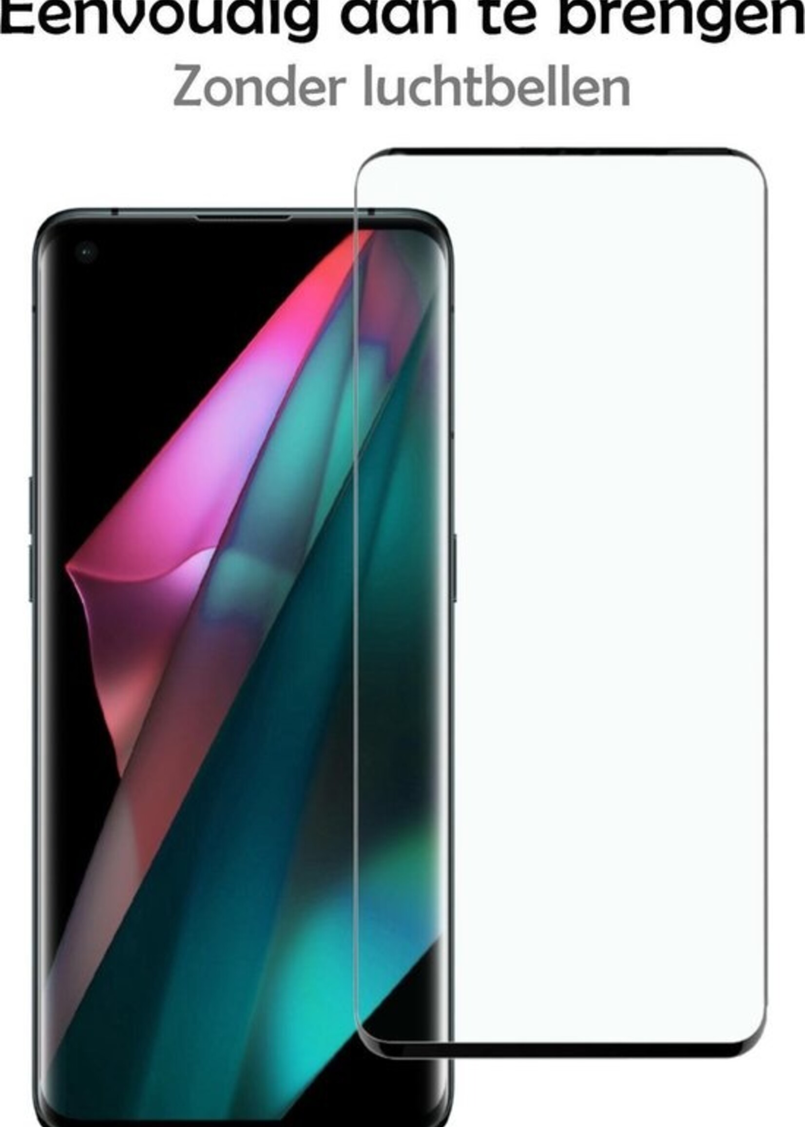LUQ Screenprotector Geschikt voor OPPO Find X3 Neo Screenprotector Beschermglas Gehard Glas - Screenprotector Geschikt voor OPPO X3 Neo Screenprotector Glas