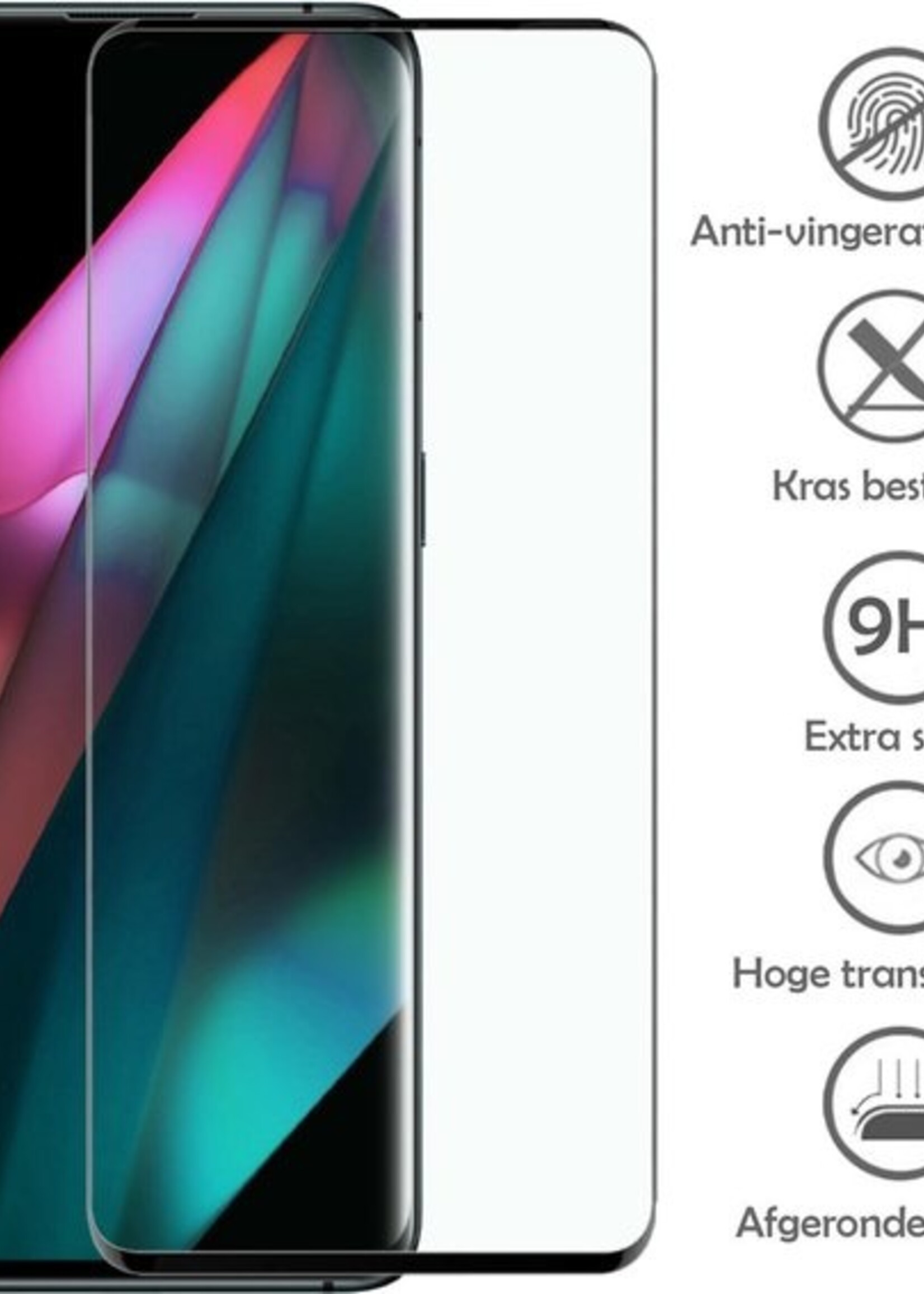 LUQ Screenprotector Geschikt voor OPPO Find X3 Neo Screenprotector Beschermglas Gehard Glas - Screenprotector Geschikt voor OPPO X3 Neo Screenprotector Glas