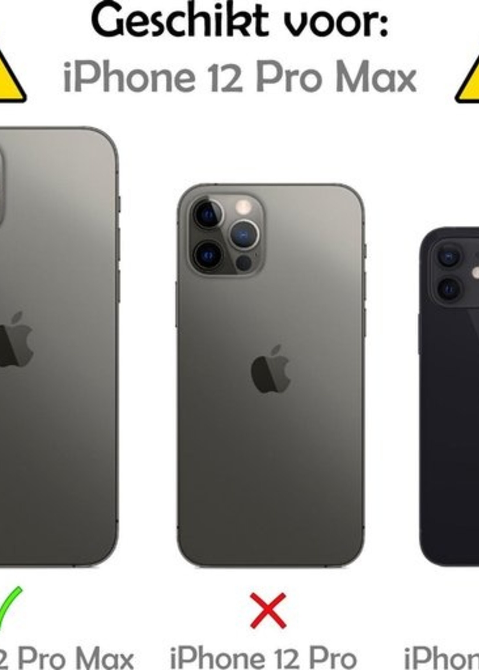 LUQ Hoesje Geschikt voor iPhone 12 Pro Max Hoesje Marmer Case Hard Cover - Hoes Geschikt voor iPhone 12 Pro Max Case Marmer Hoesje Backcover - Groen