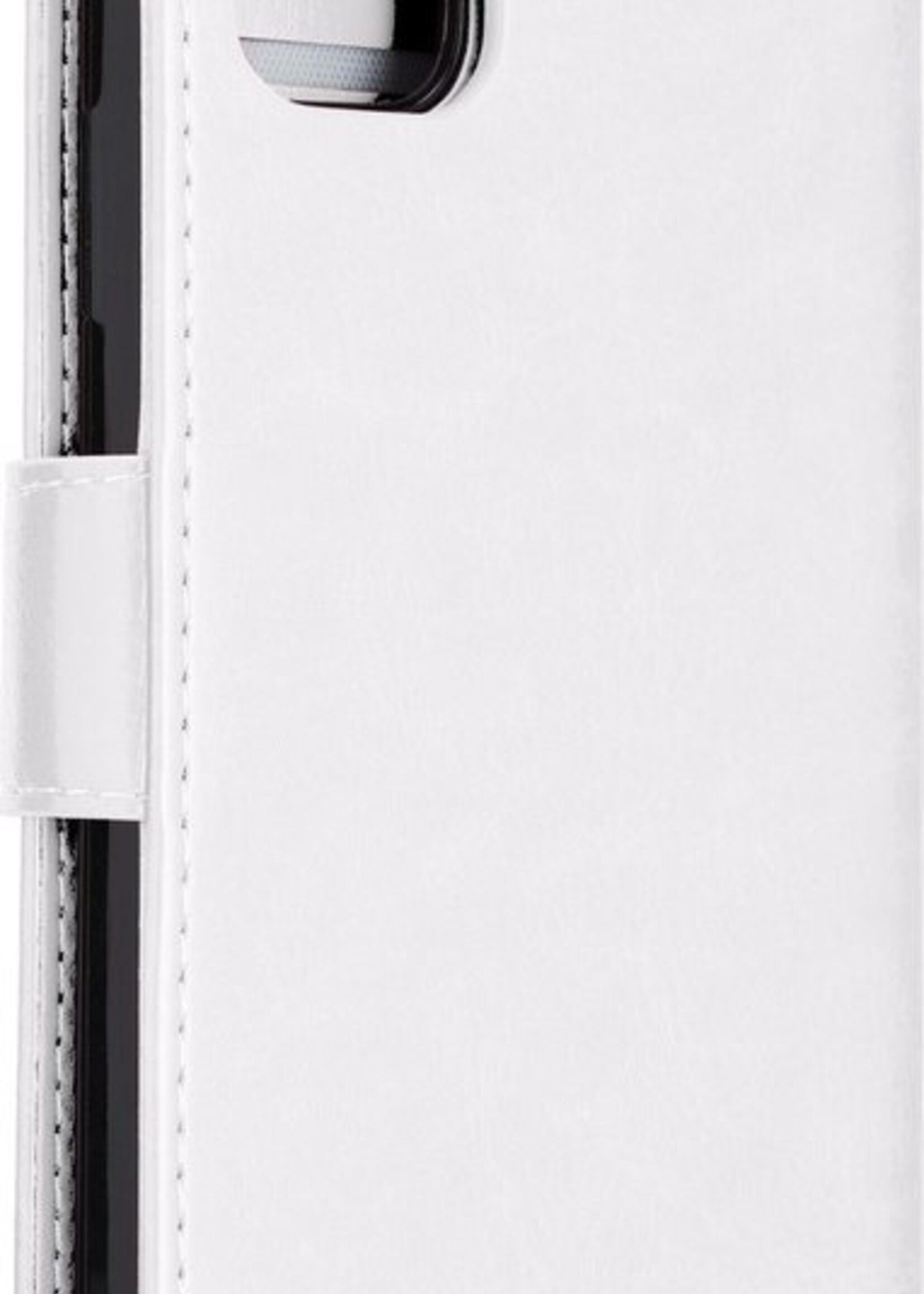 LUQ Hoesje Geschikt voor iPhone 11 Hoesje Case Uitneembare Bookcase 2-in-1 Hoes Met Screenprotector - Hoes Geschikt voor iPhone 11 Hoes Wallet Case Met Pasjeshouder Hoesje - Wit