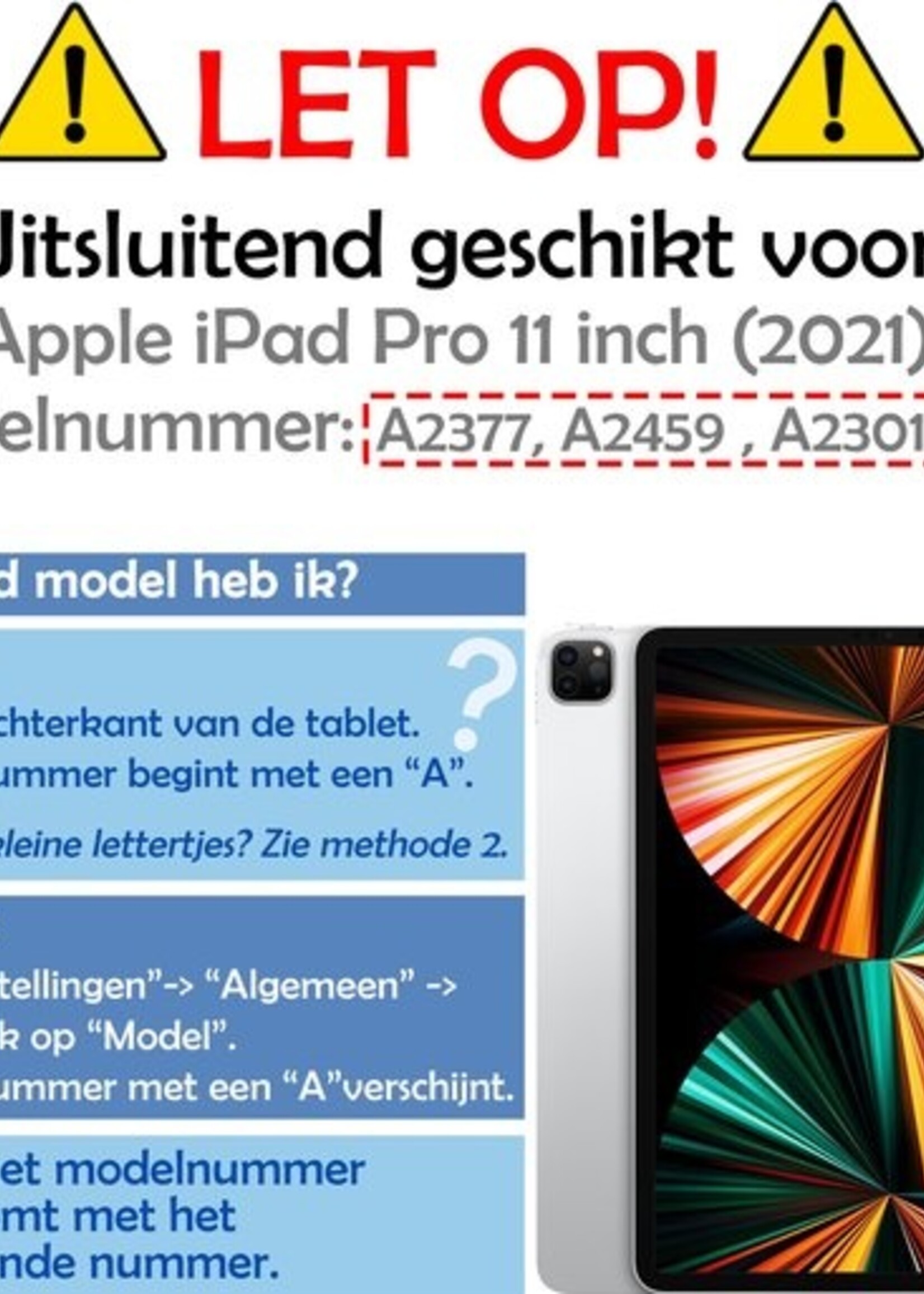 LUQ Screenprotector Geschikt voor iPad Pro 2021 (11 inch) Screenprotector Bescherm Glas Tempered Glass Screen Protector - Screen Protector Geschikt voor iPad Pro 2021 (11 inch) Screenprotector - 3 Stuks