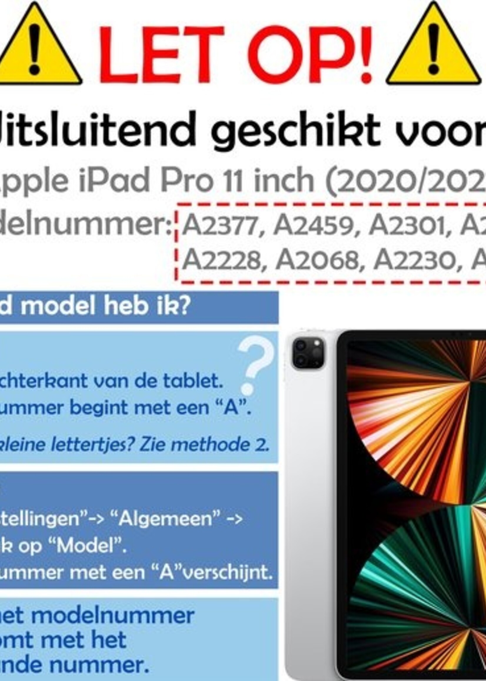 LUQ Screenprotector Geschikt voor iPad Pro 2020/2021 (11 inch) Screenprotector Bescherm Glas Tempered Glass Screen Protector - Screen Protector Geschikt voor iPad Pro 2020/2021 (11 inch) Screenprotector