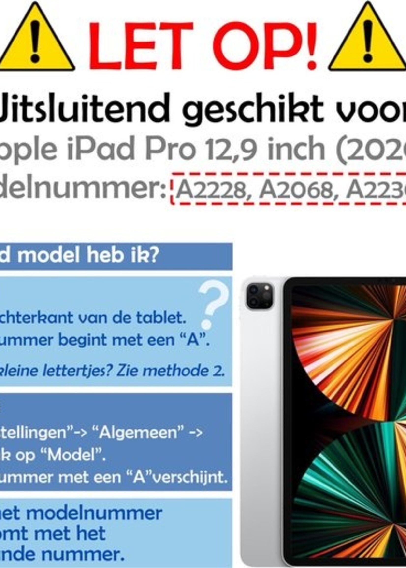 LUQ Screenprotector Geschikt voor iPad Pro 2020 (12,9 inch) Screenprotector Bescherm Glas Tempered Glass Screen Protector - Screen Protector Geschikt voor iPad Pro 2020 (12,9 inch) Screenprotector - 2 Stuks