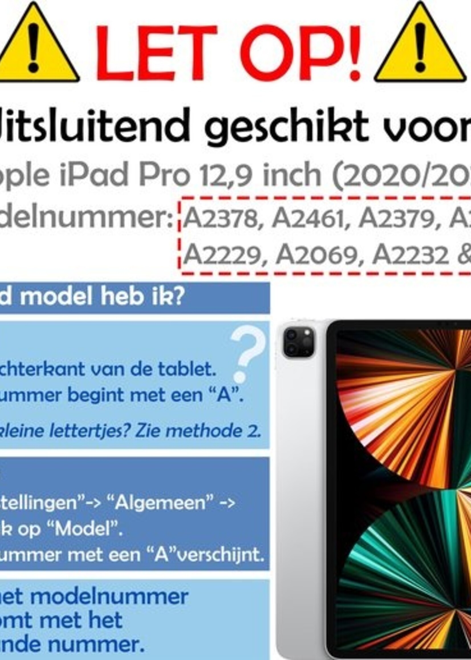 LUQ Screenprotector Geschikt voor iPad Pro 2020/2021 (12,9 inch) Screenprotector Bescherm Glas Tempered Glass Screen Protector - Screen Protector Geschikt voor iPad Pro 2020/2021 (12,9 inch) Screenprotector - 3 Stuks