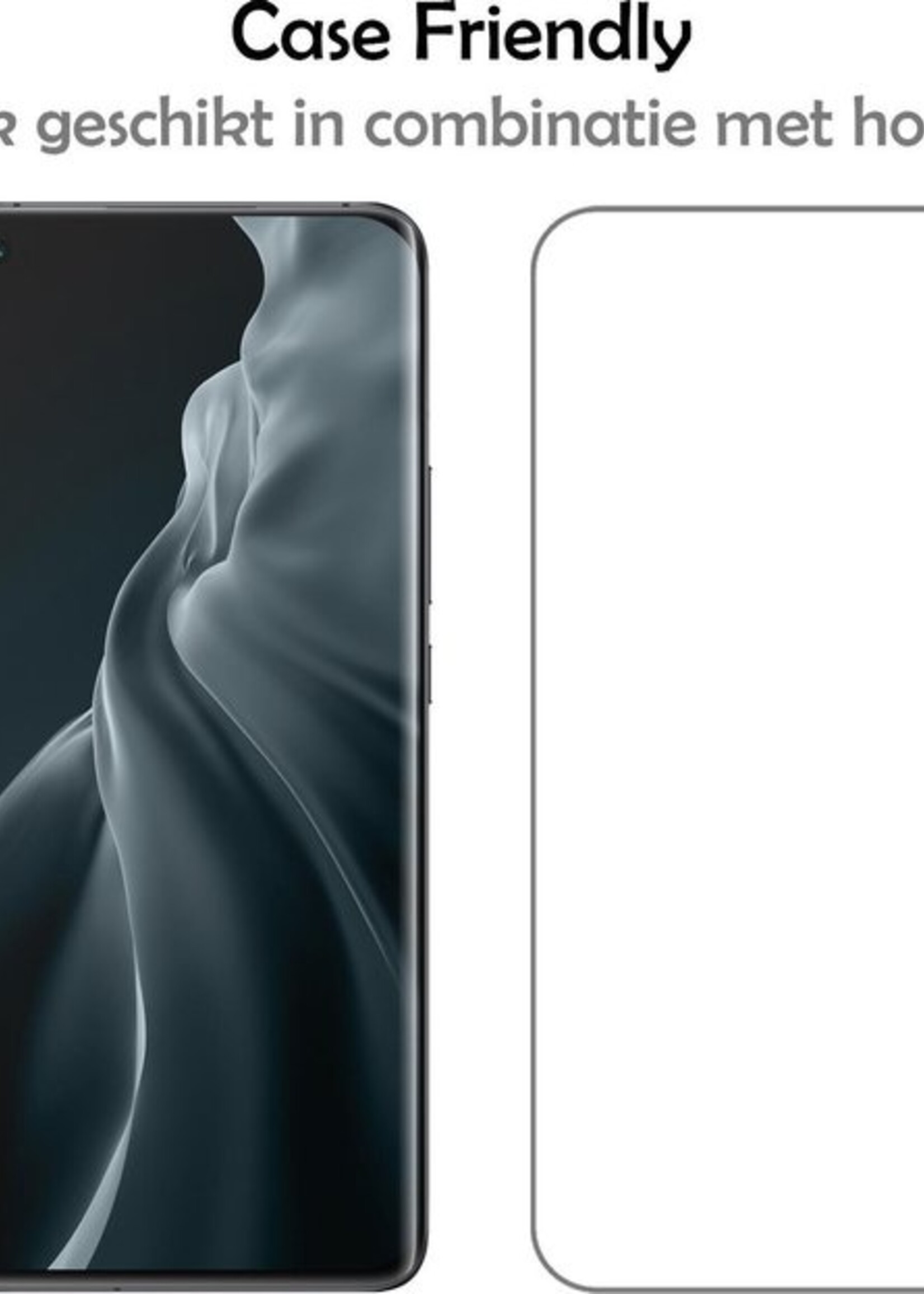 LUQ Screenprotector Geschikt voor Xiaomi Mi 11 Screenprotector Beschermglas Gehard Glas - Screenprotector Geschikt voor Xiaomi Mi 11 Screenprotector Glas - 3 Stuks