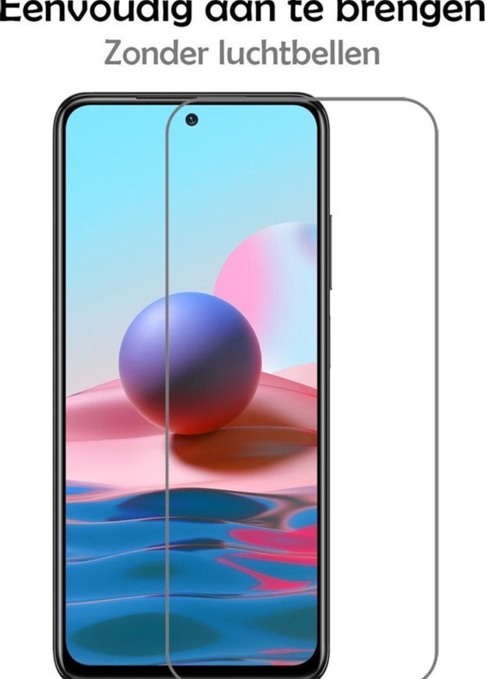 LUQ Screenprotector Geschikt voor Xiaomi Redmi Note 10 Pro Screenprotector Beschermglas Gehard Glas - Screenprotector Geschikt voor Xiaomi Redmi Note 10 Pro Screenprotector Glas