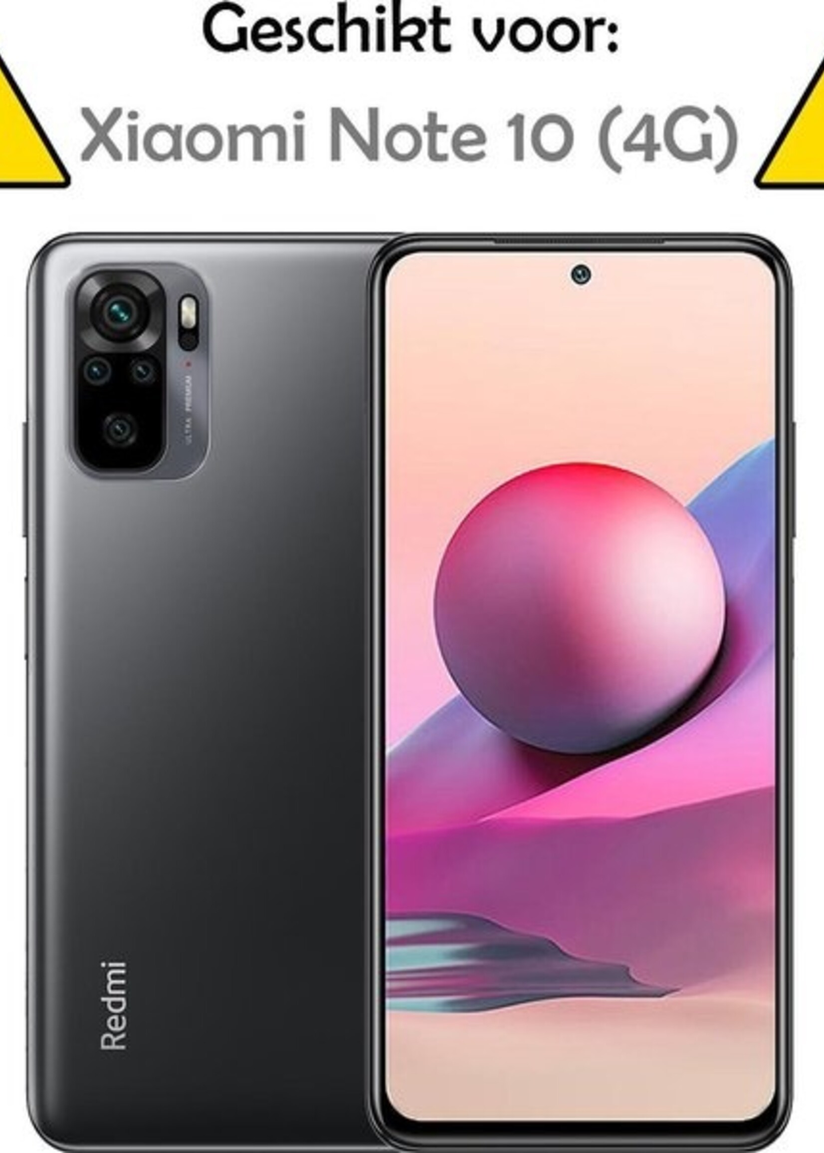 LUQ Screenprotector Geschikt voor Xiaomi Redmi Note 10 4G Screenprotector Beschermglas Gehard Glas - Screenprotector Geschikt voor Xiaomi Redmi Note 10 4G Screenprotector Glas - 3 Stuks
