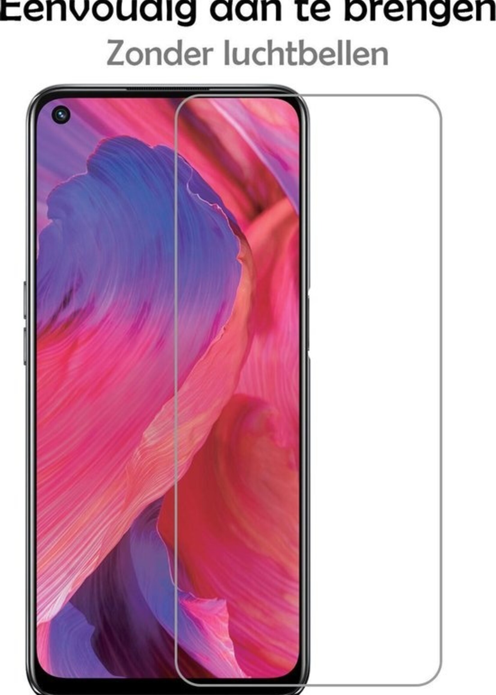 LUQ Screenprotector Geschikt voor OPPO A54 5G Screenprotector Beschermglas Gehard Glas - Screenprotector Geschikt voor OPPO A54 5G Screenprotector Glas - 3 Stuks