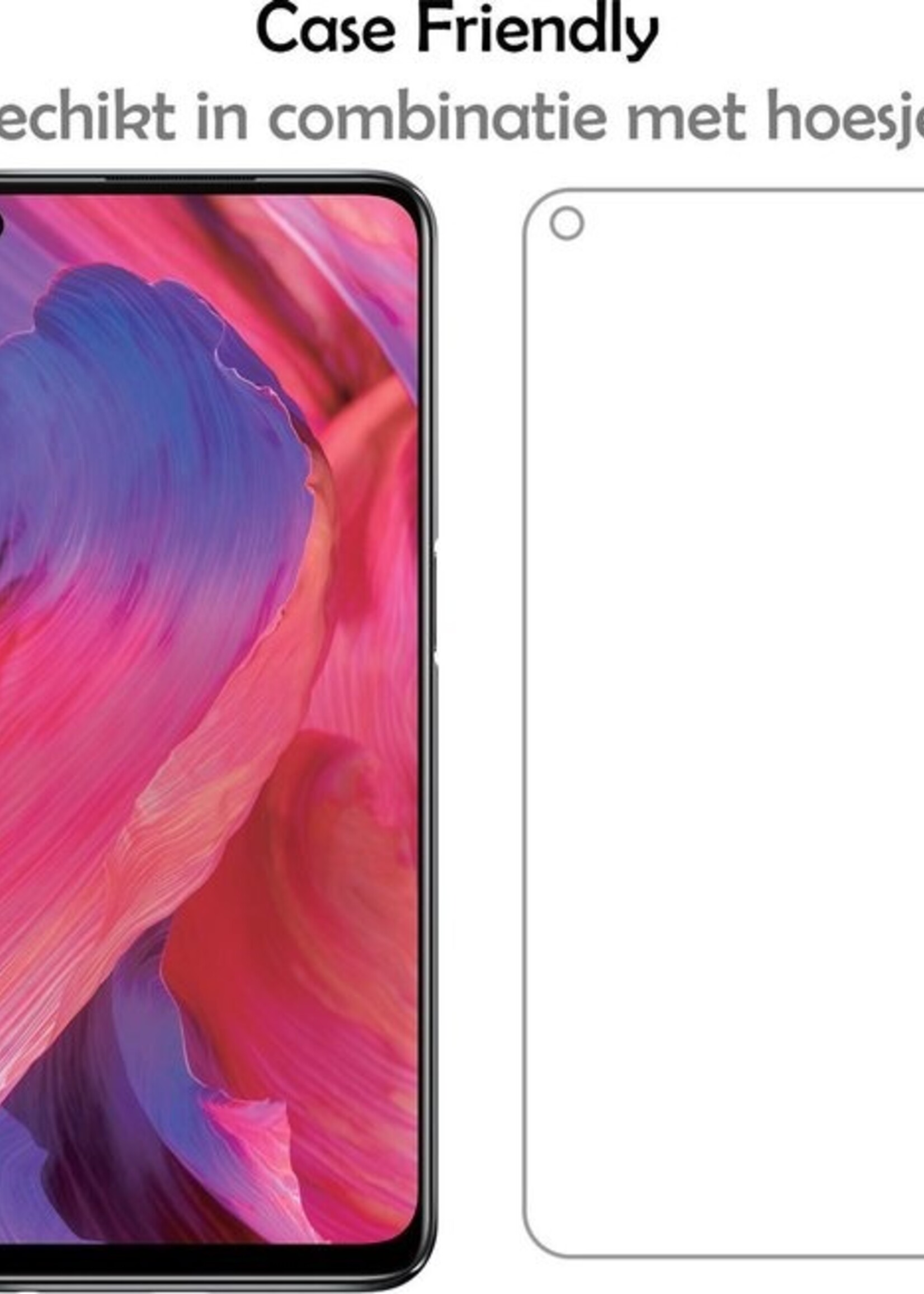 LUQ Screenprotector Geschikt voor OPPO A54 5G Screenprotector Beschermglas Gehard Glas - Screenprotector Geschikt voor OPPO A54 5G Screenprotector Glas - 3 Stuks