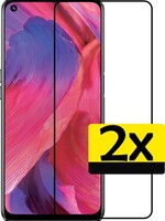 LUQ LUQ Oppo A54 5G Screenprotector Full Cover 3D - 2 PACK