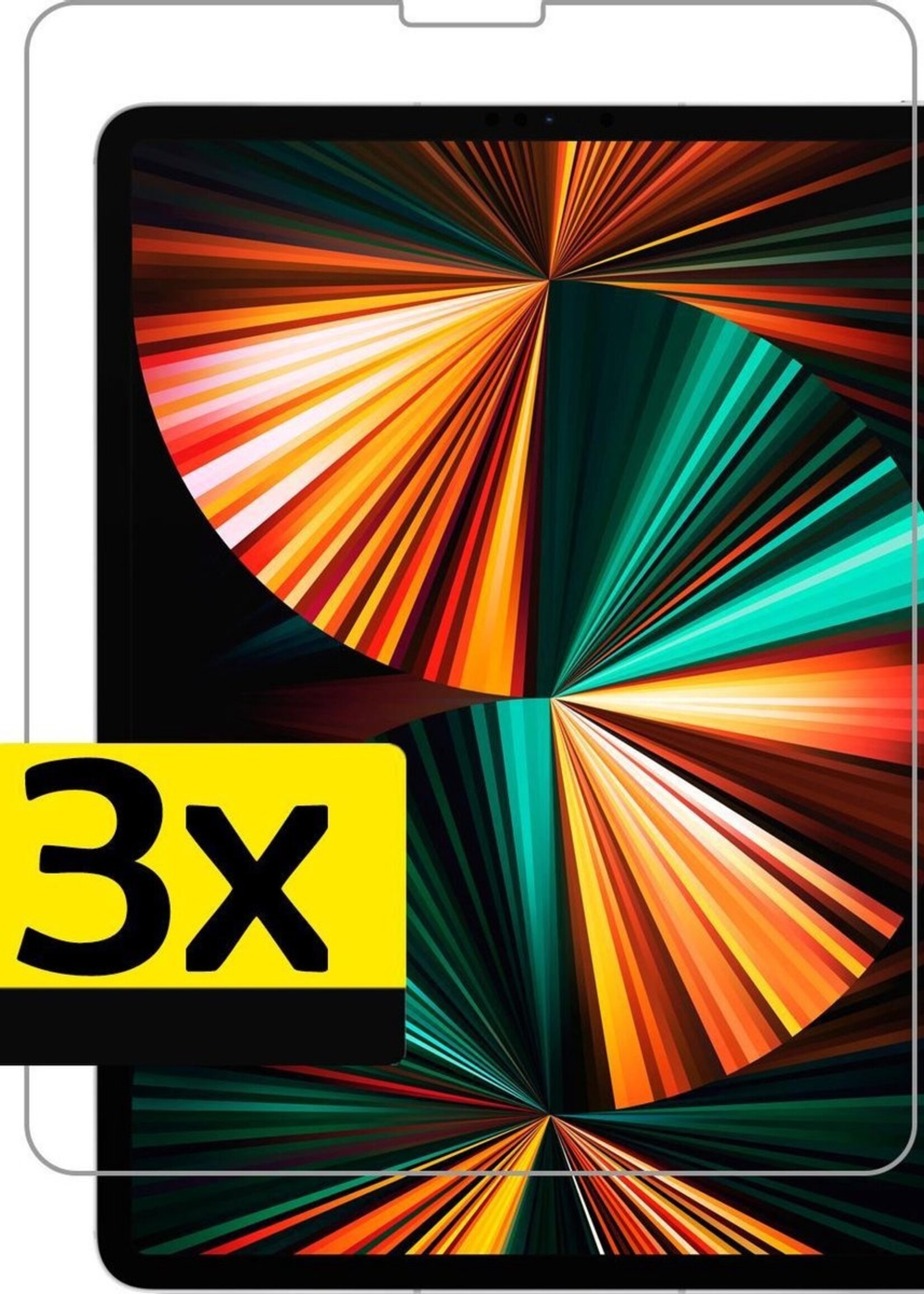LUQ Screenprotector Geschikt voor iPad Pro 2021 (11 inch) Screenprotector Bescherm Glas Tempered Glass Screen Protector - Screen Protector Geschikt voor iPad Pro 2021 (11 inch) Screenprotector - 3 Stuks