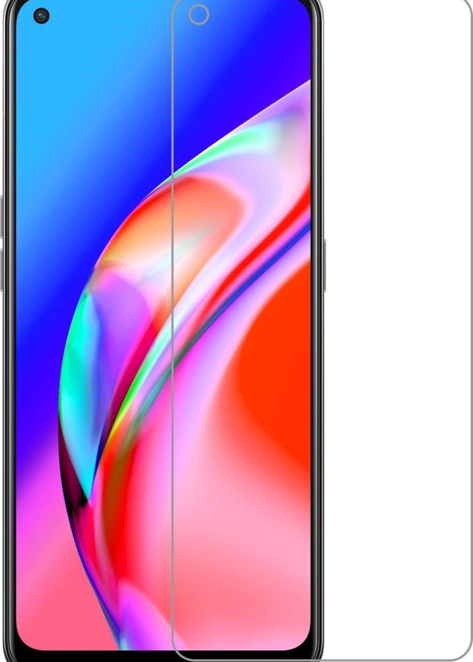 LUQ Screenprotector Geschikt voor OPPO A94 Screenprotector Beschermglas Gehard Glas - Screenprotector Geschikt voor OPPO A94 Screenprotector Glas