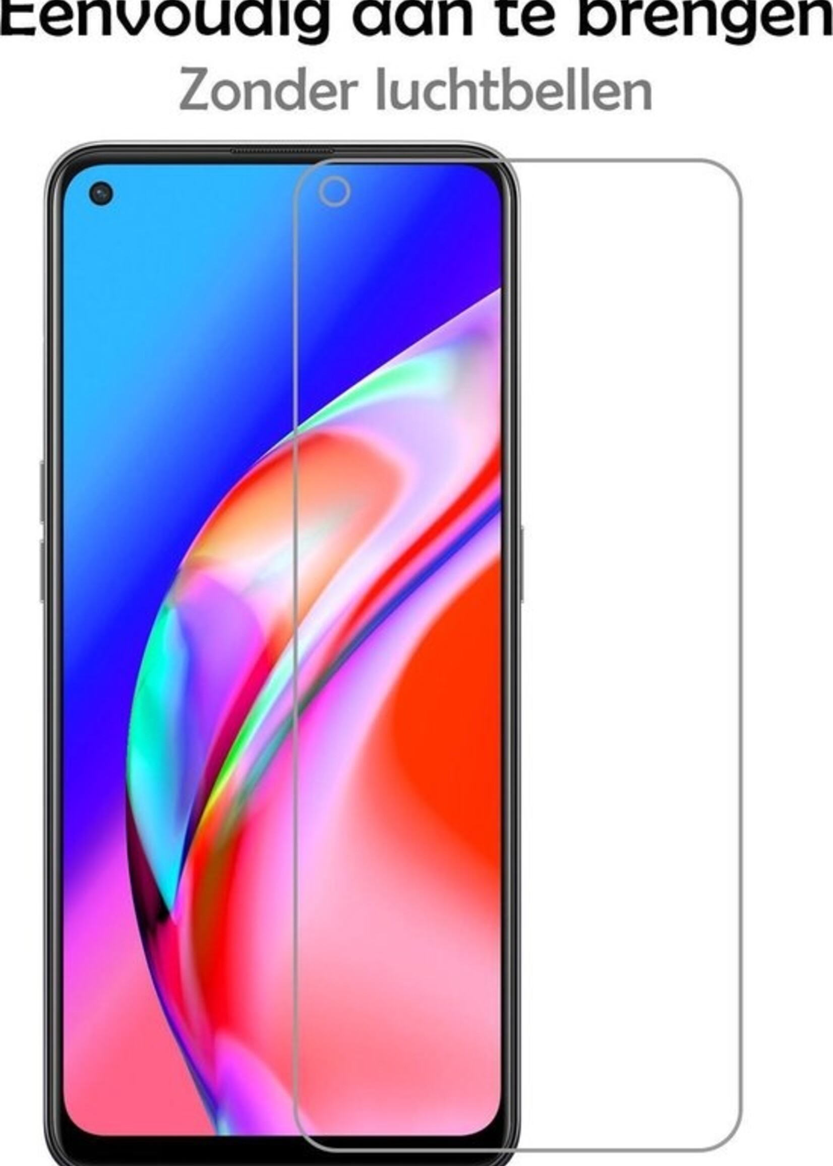 LUQ Screenprotector Geschikt voor OPPO A94 Screenprotector Beschermglas Gehard Glas - Screenprotector Geschikt voor OPPO A94 Screenprotector Glas