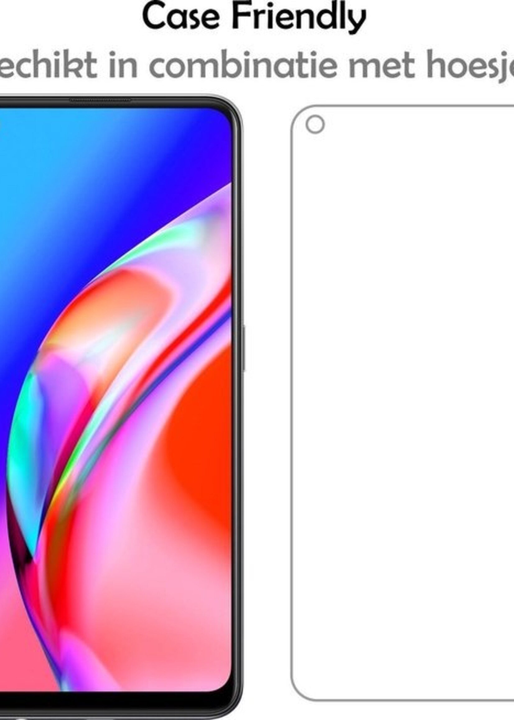 LUQ Screenprotector Geschikt voor OPPO A94 Screenprotector Beschermglas Gehard Glas - Screenprotector Geschikt voor OPPO A94 Screenprotector Glas