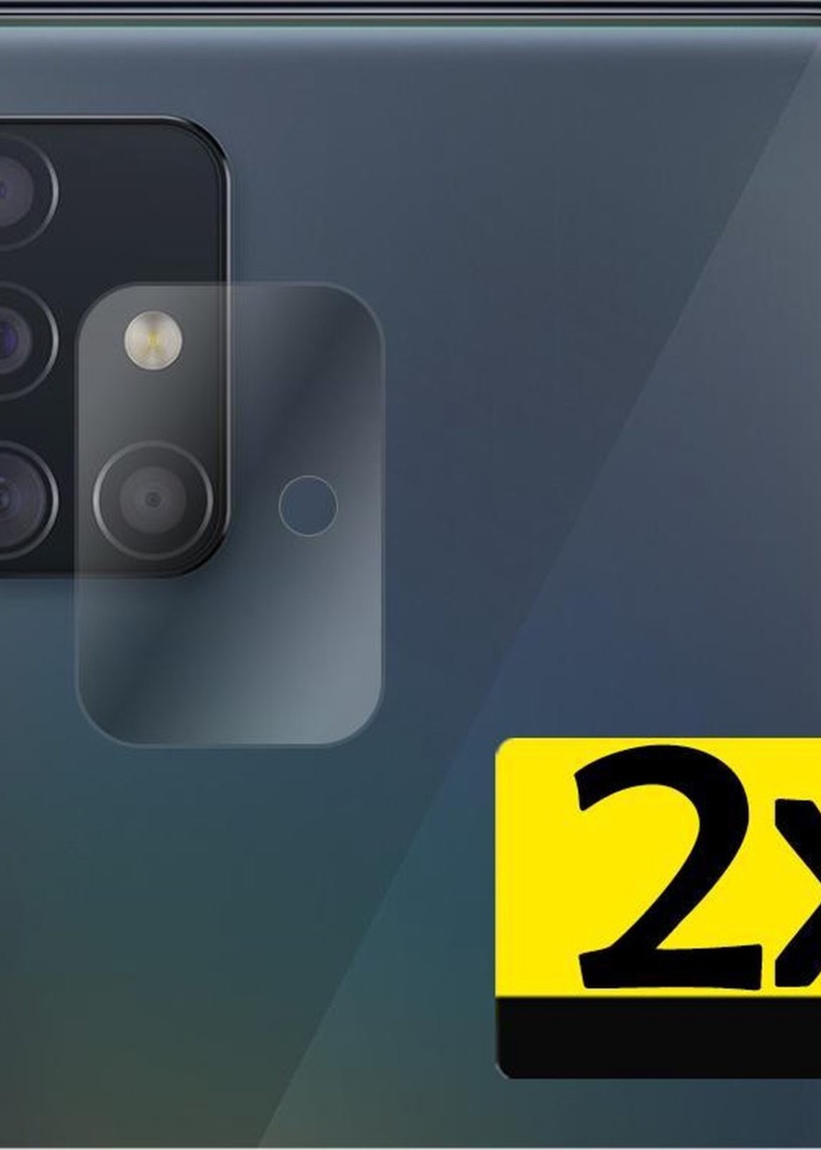 LUQ Screenprotector Geschikt voor Samsung A51 Camera Screenprotector Tempered Glass - Screenprotector Geschikt voor Samsung Galaxy A51 Screenprotector Camera Screenprotector - 2 Stuks