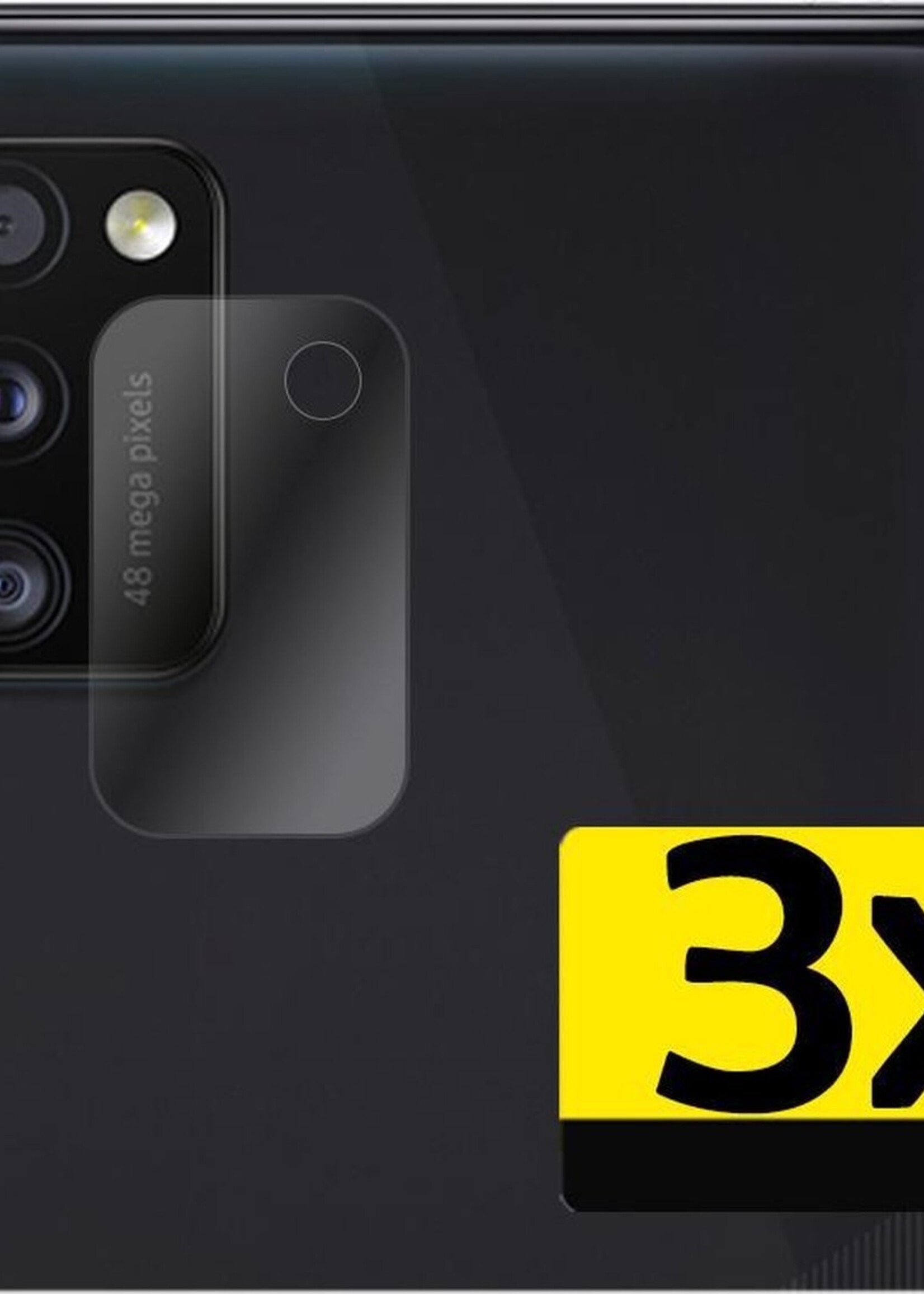 LUQ Screenprotector Geschikt voor Samsung A41 Camera Screenprotector Tempered Glass - Screenprotector Geschikt voor Samsung Galaxy A41 Screenprotector Camera Screenprotector - 3 Stuks