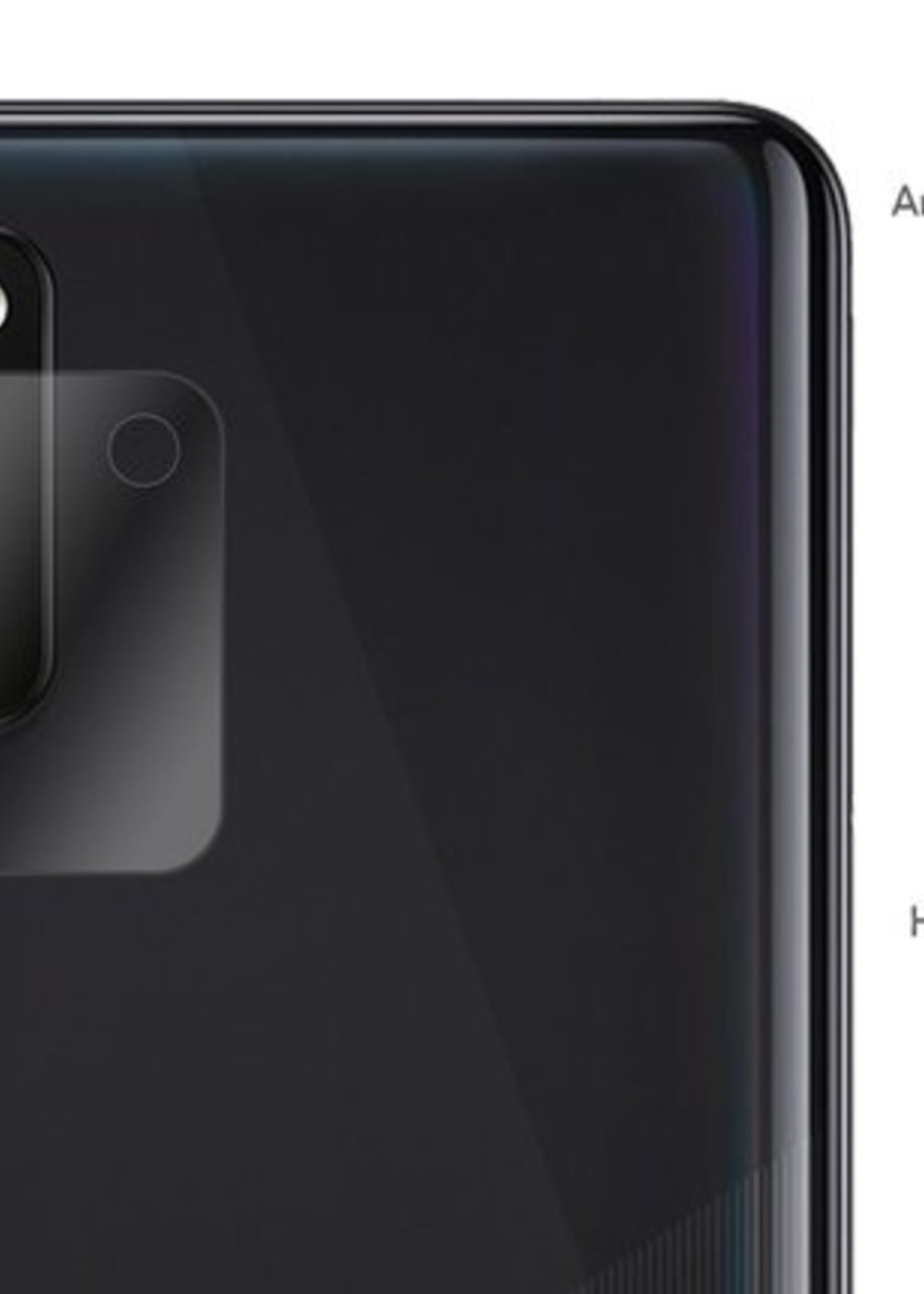LUQ Screenprotector Geschikt voor Samsung A41 Camera Screenprotector Tempered Glass - Screenprotector Geschikt voor Samsung Galaxy A41 Screenprotector Camera Screenprotector - 3 Stuks