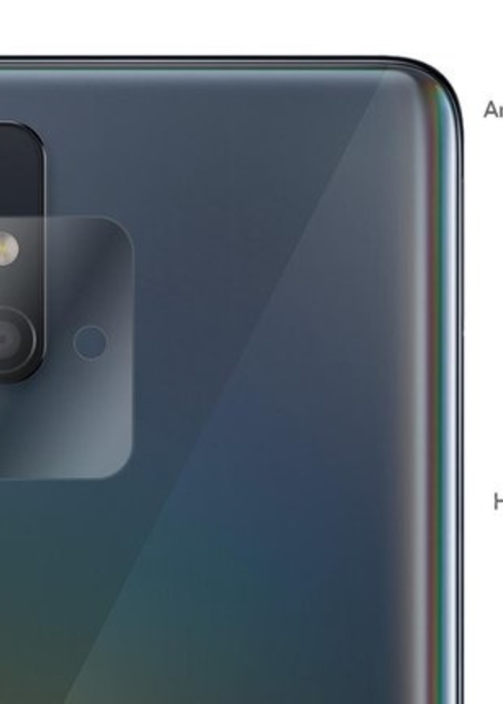 LUQ Screenprotector Geschikt voor Samsung A51 Camera Screenprotector Tempered Glass - Screenprotector Geschikt voor Samsung Galaxy A51 Screenprotector Camera Screenprotector - 3 Stuks