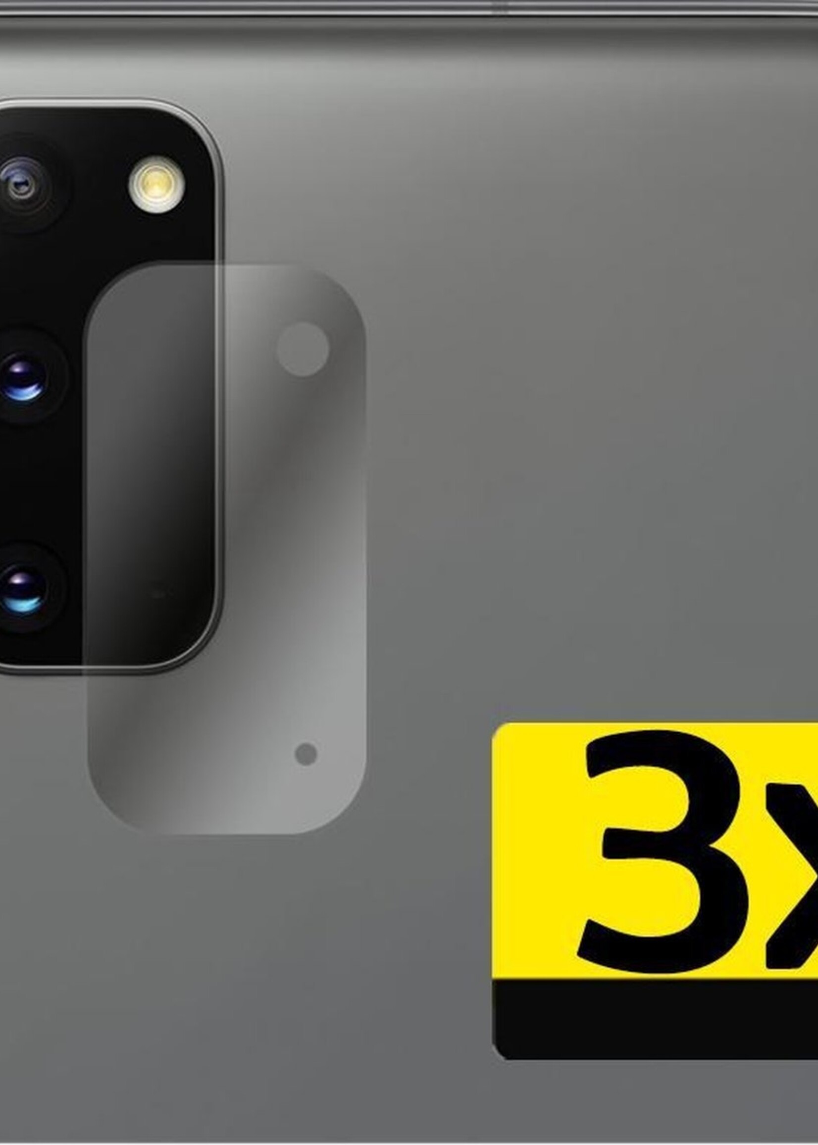 LUQ Screenprotector Geschikt voor Samsung S20 Camera Screenprotector Tempered Glass - Screenprotector Geschikt voor Samsung Galaxy S20 Screenprotector Camera Screenprotector - 3 Stuks