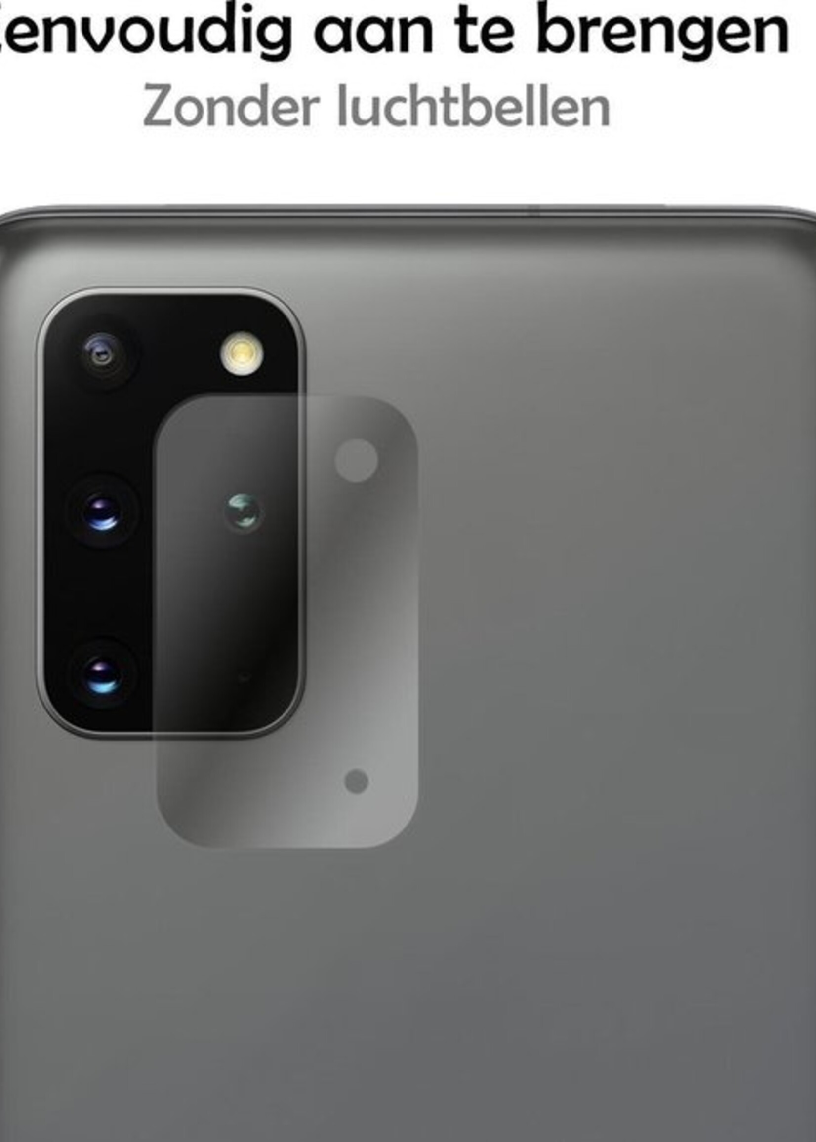LUQ Screenprotector Geschikt voor Samsung S20 Plus Camera Screenprotector Tempered Glass - Screenprotector Geschikt voor Samsung Galaxy S20 Plus Screenprotector Camera Screenprotector - 3 Stuks