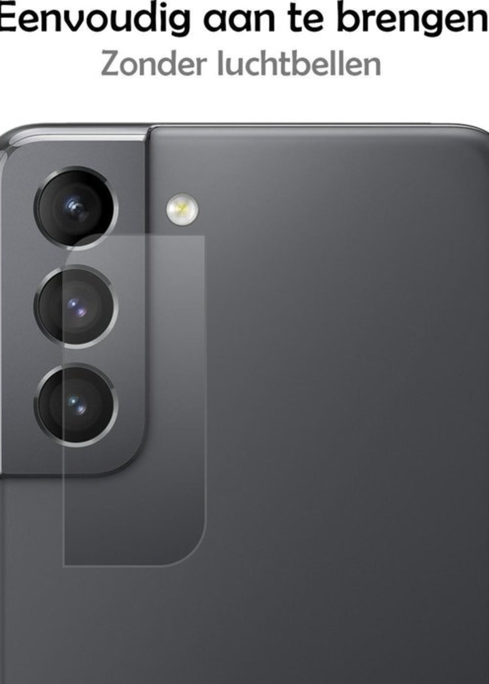 LUQ Screenprotector Geschikt voor Samsung S21 Camera Screenprotector Tempered Glass - Screenprotector Geschikt voor Samsung Galaxy S21 Screenprotector Camera Screenprotector - 3 Stuks