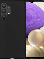 LUQ LUQ Samsung Galaxy A32 4G hoesje siliconen - Zwart
