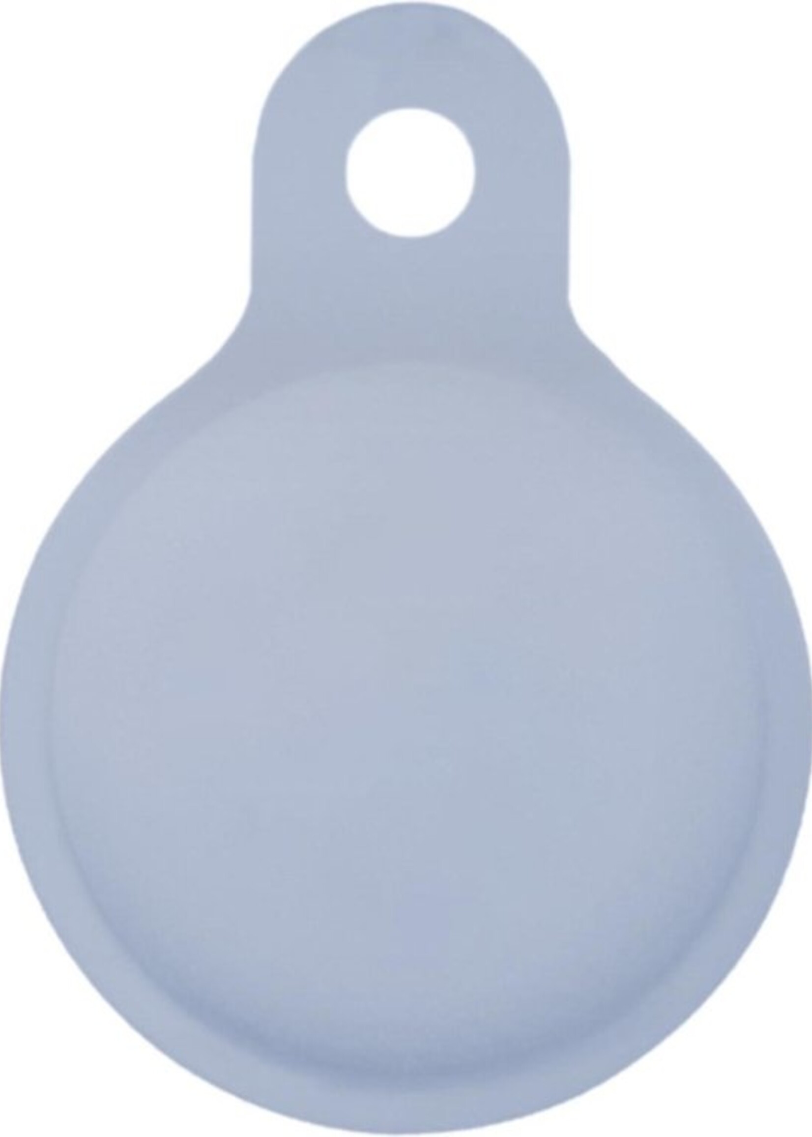 LUQ Hoesje Geschikt voor Apple AirTag Hoesje Sleutelhanger Houder - Siliconen Hoesje Geschikt voor Apple AirTag Hoesje - Grijsblauw