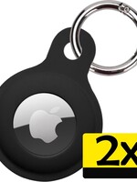 LUQ 2 PACK - LUQ AirTag Hoesje Siliconen - Zwart