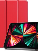 LUQ LUQ iPad Pro 12.9 inch (2021) Hoesje Bookcase - Rood
