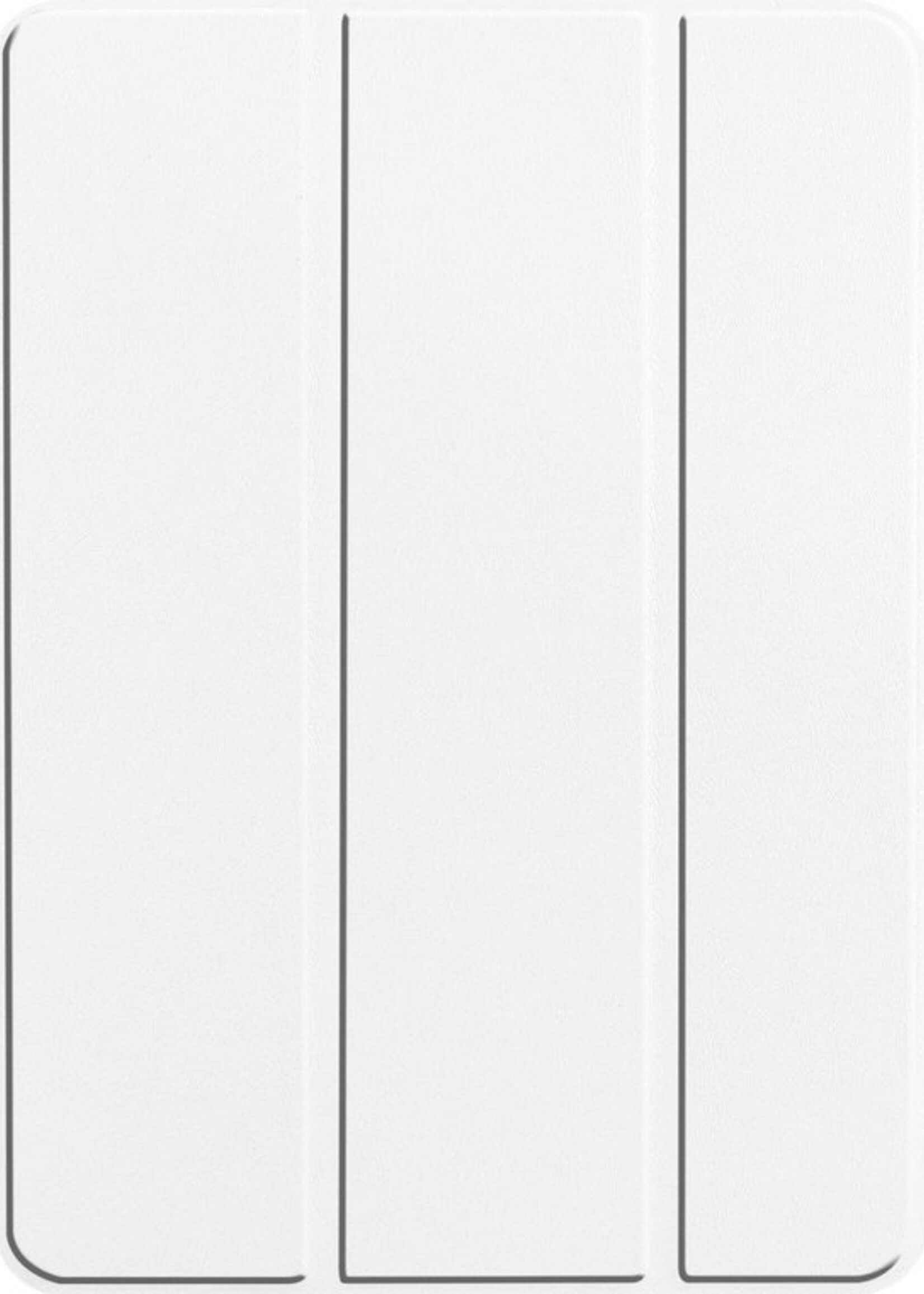 LUQ Hoes Geschikt voor iPad Pro 2021 (11 inch) Hoes Luxe Hoesje Book Case Met Screenprotector - Hoesje Geschikt voor iPad Pro 11 inch (2021) Hoes Cover - Wit