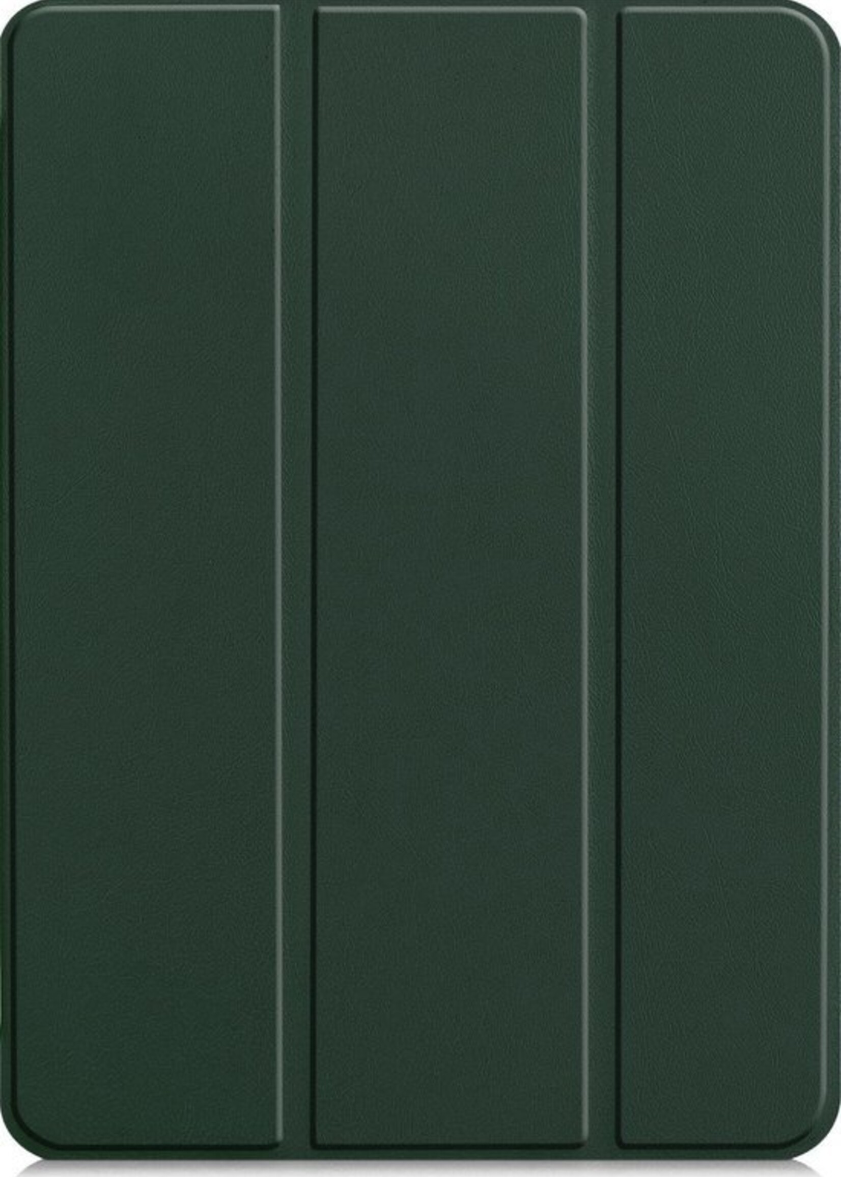 LUQ Hoes Geschikt voor iPad Pro 2021 (11 inch) Hoes Luxe Hoesje Case Met Uitsparing Geschikt voor Apple Pencil Met Screenprotector - Hoesje Geschikt voor iPad Pro 11 inch (2021) Hoes Cover - Donkergroen