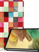 LUQ LUQ Samsung Galaxy Tab A7 Lite Hoesje - Blocks