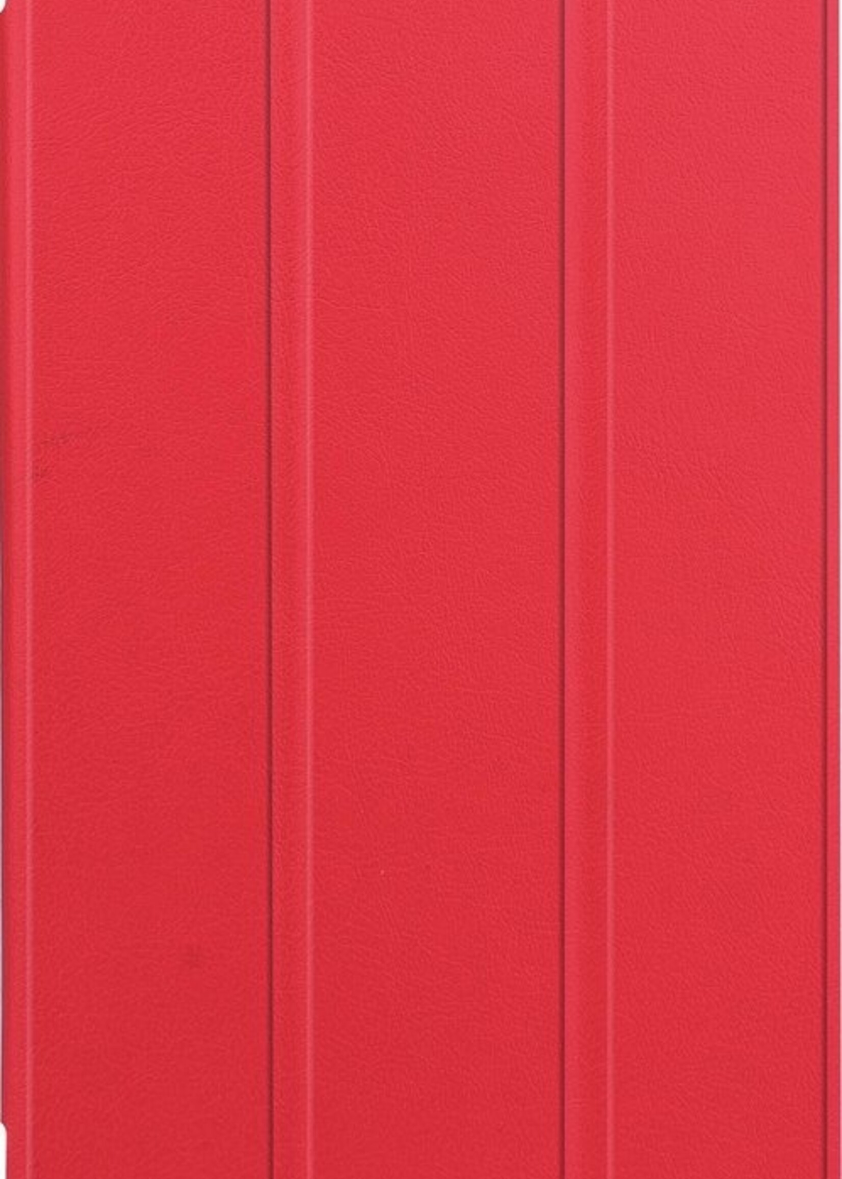 LUQ Hoes Geschikt voor Samsung Galaxy Tab A7 Lite Hoes Luxe Hoesje Book Case - Hoesje Geschikt voor Samsung Tab A7 Lite Hoes Cover - Rood